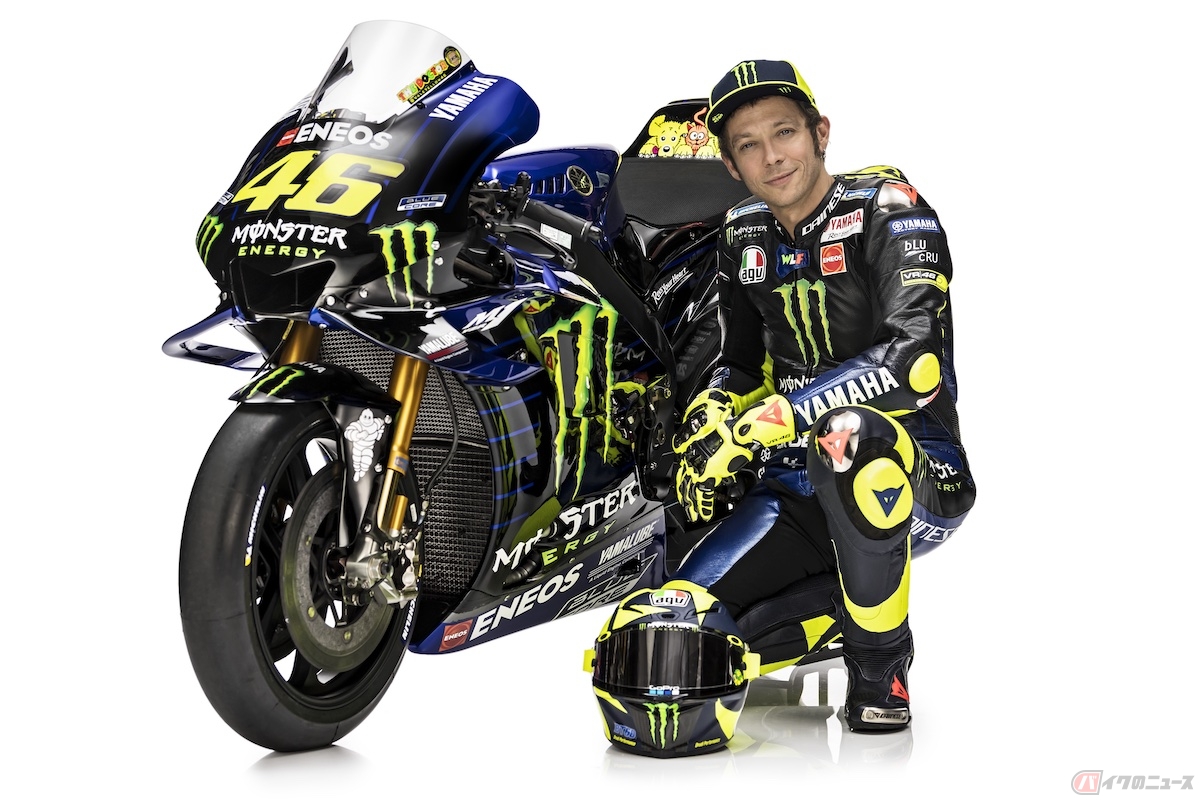 「Monster Energy Yamaha MotoGP(2019)」のヴァレンティーノ・ロッシ選手