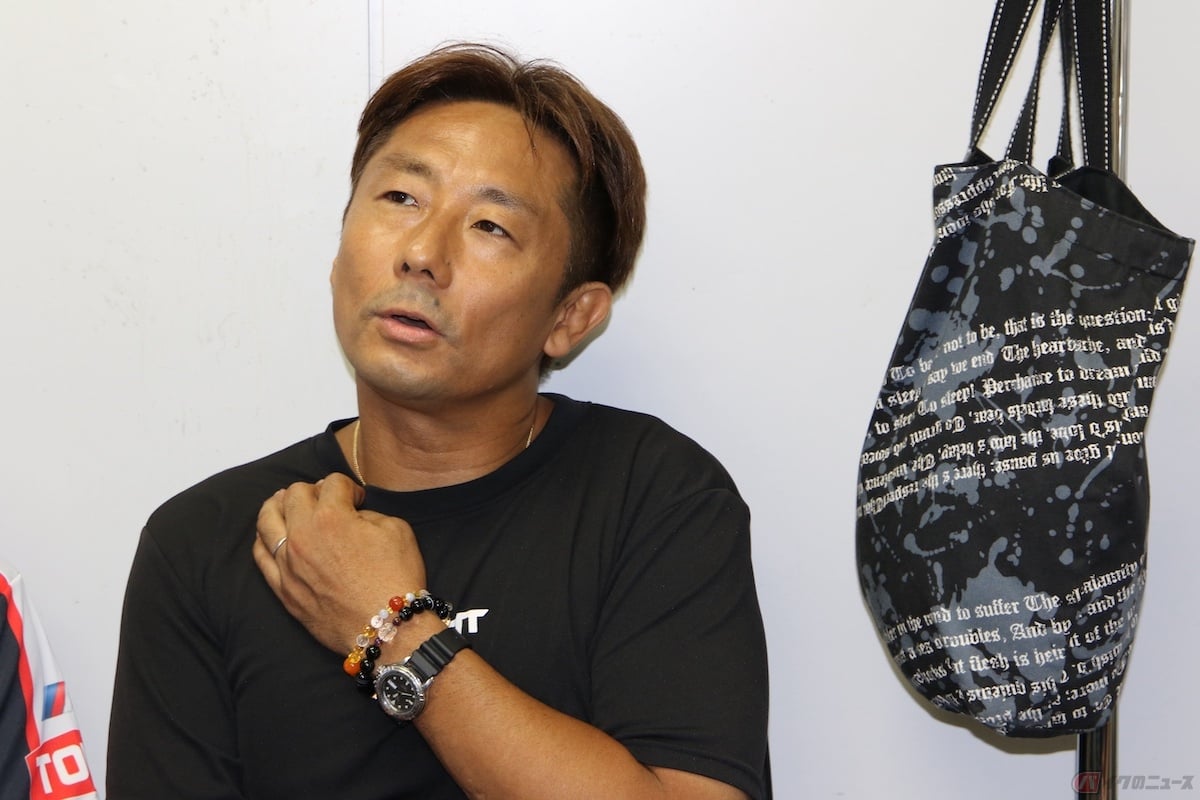 レーサーになった切っ掛けはレース観戦と語る関口選手