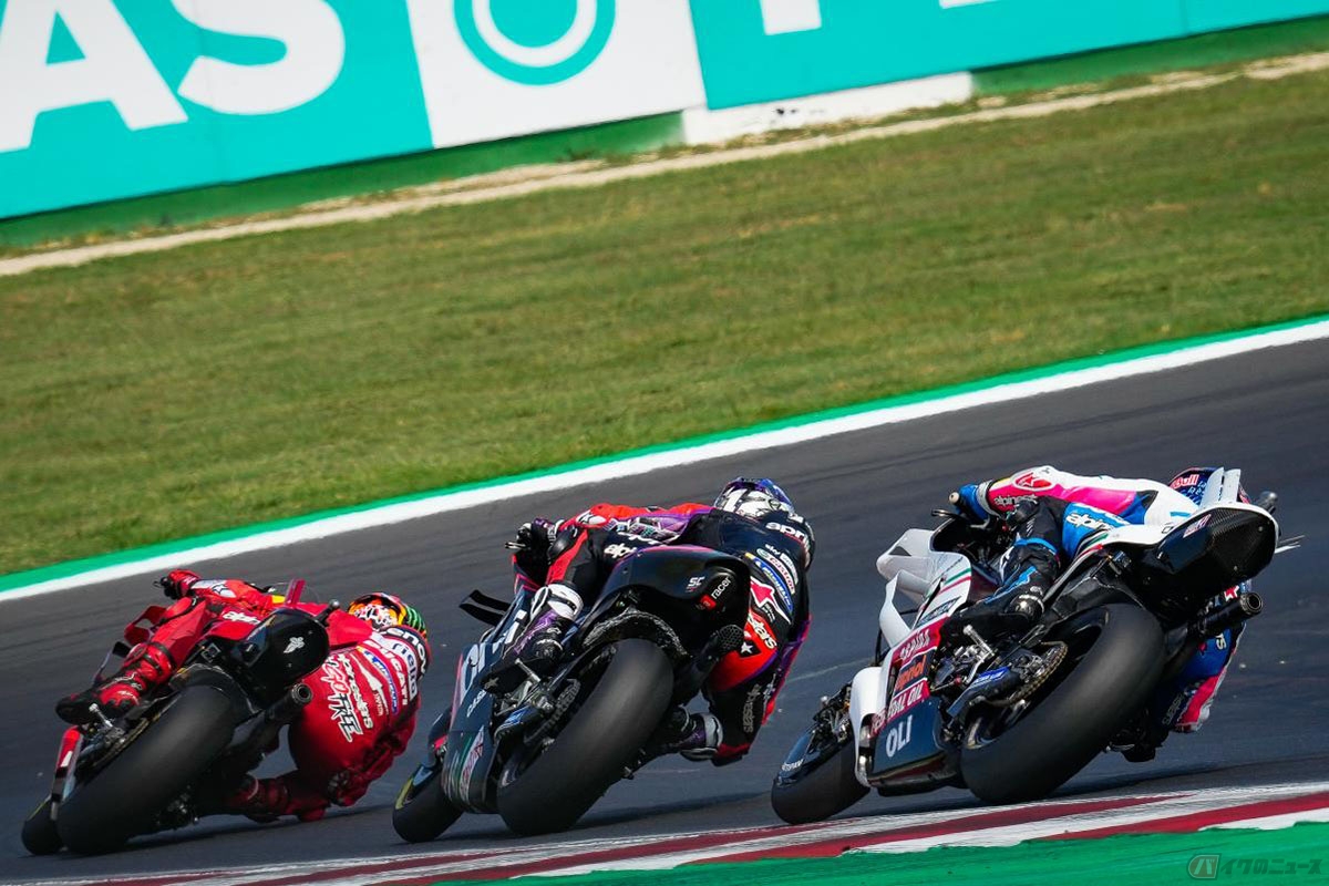 2022MotoGP第14戦サンマリノGP MotoGPクラス決勝レースの様子