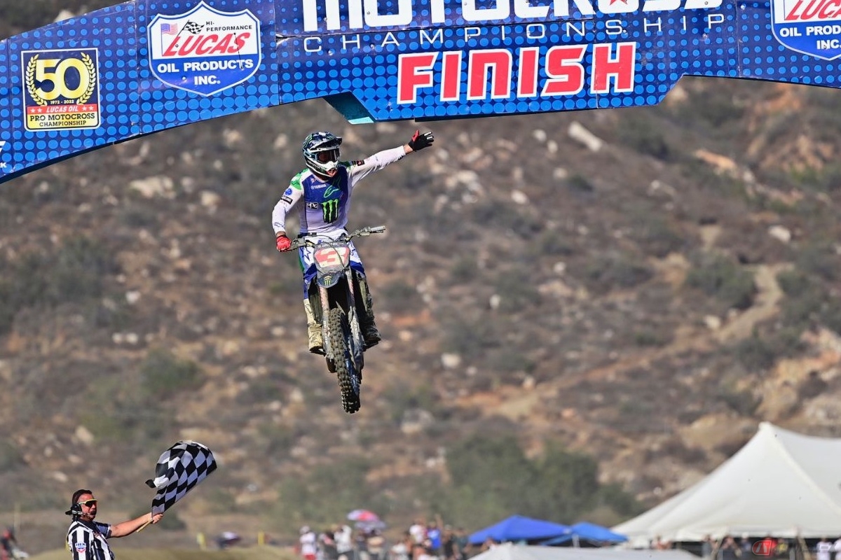Monster Energy Yamaha Star Racingのイーライ・トマック選手がチャンピン獲得