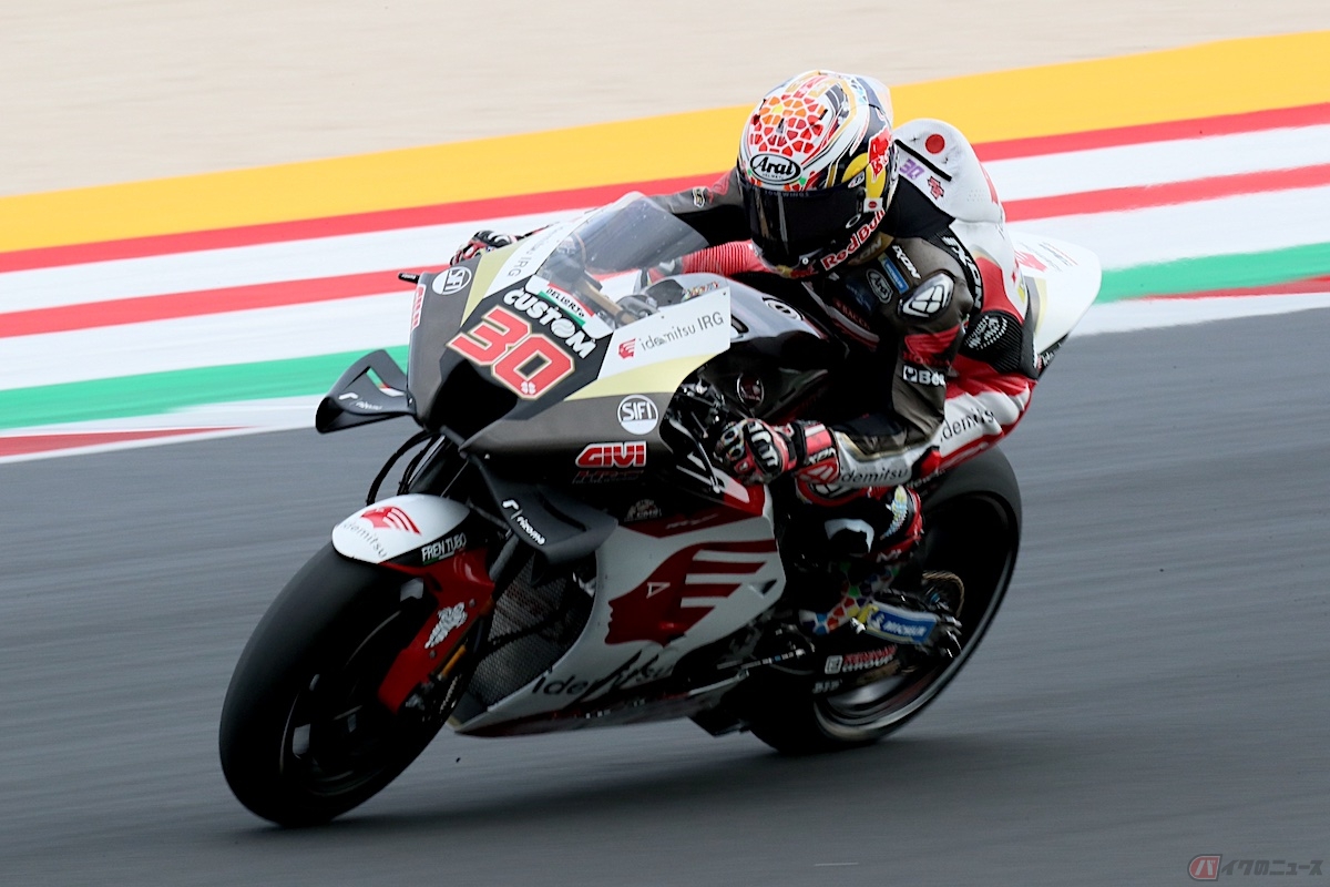 MotoGP第14戦サンマリノGPに出場したLCR Honda IDEMITSU 中上貴晶選手