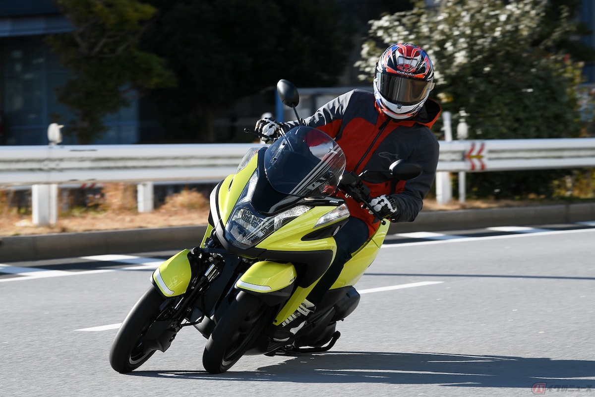 燃料タンク容量7.2Lのヤマハ「トリシティ125」