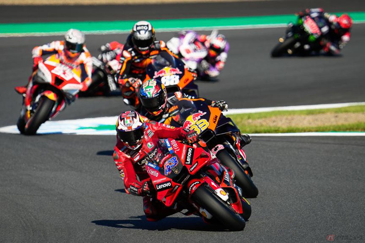 MotoGP第16戦日本GP MotoGPクラス決勝レースの様子