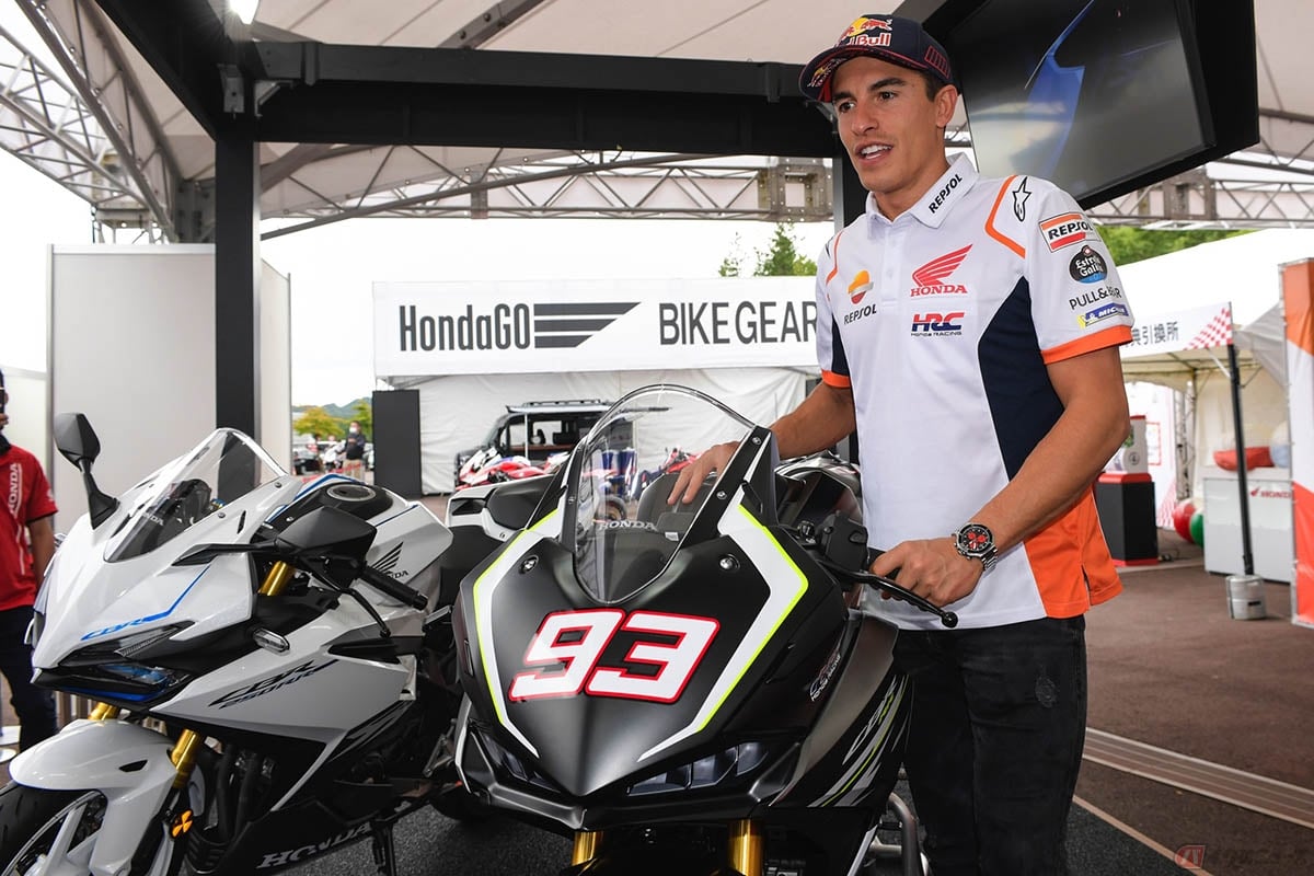ホンダ新型「CBR250RR」とマルク・マルケス選手