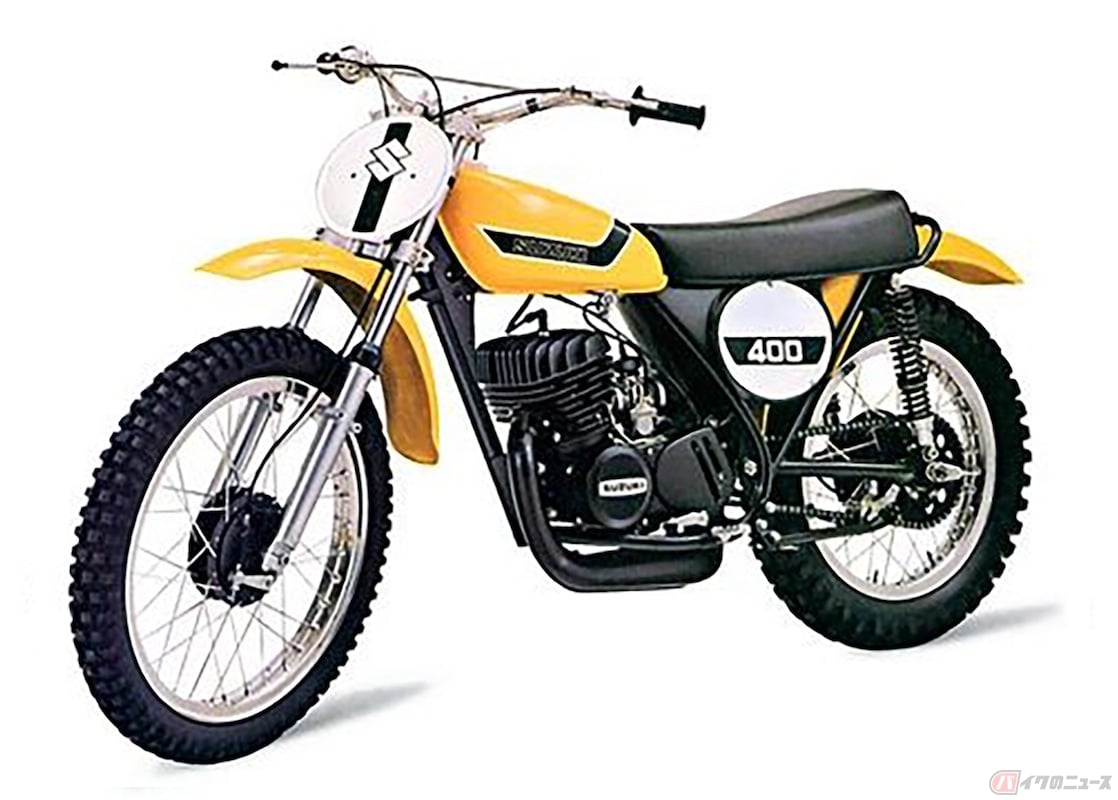 モトクロス世界GPレース優勝車「RH70」の技術を反映させたオフロード専用の市販モトクロッサー「TM400(1971)」