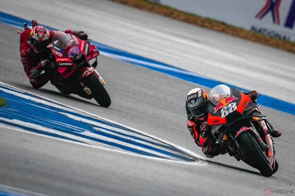 2022MotoGP第17戦タイGP MotoGPクラス決勝レースを制したミゲール・オリベイラ選手(レッドブルKTMファクトリー・レーシング)