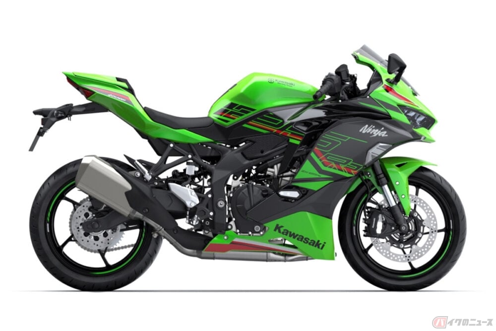 カワサキ「Ninja ZX-25R」2023年モデル 「RR」も加わった最新型を カワサキ「Ninja ZX-25R」2023年モデル 「RR」も加わった最新型を
