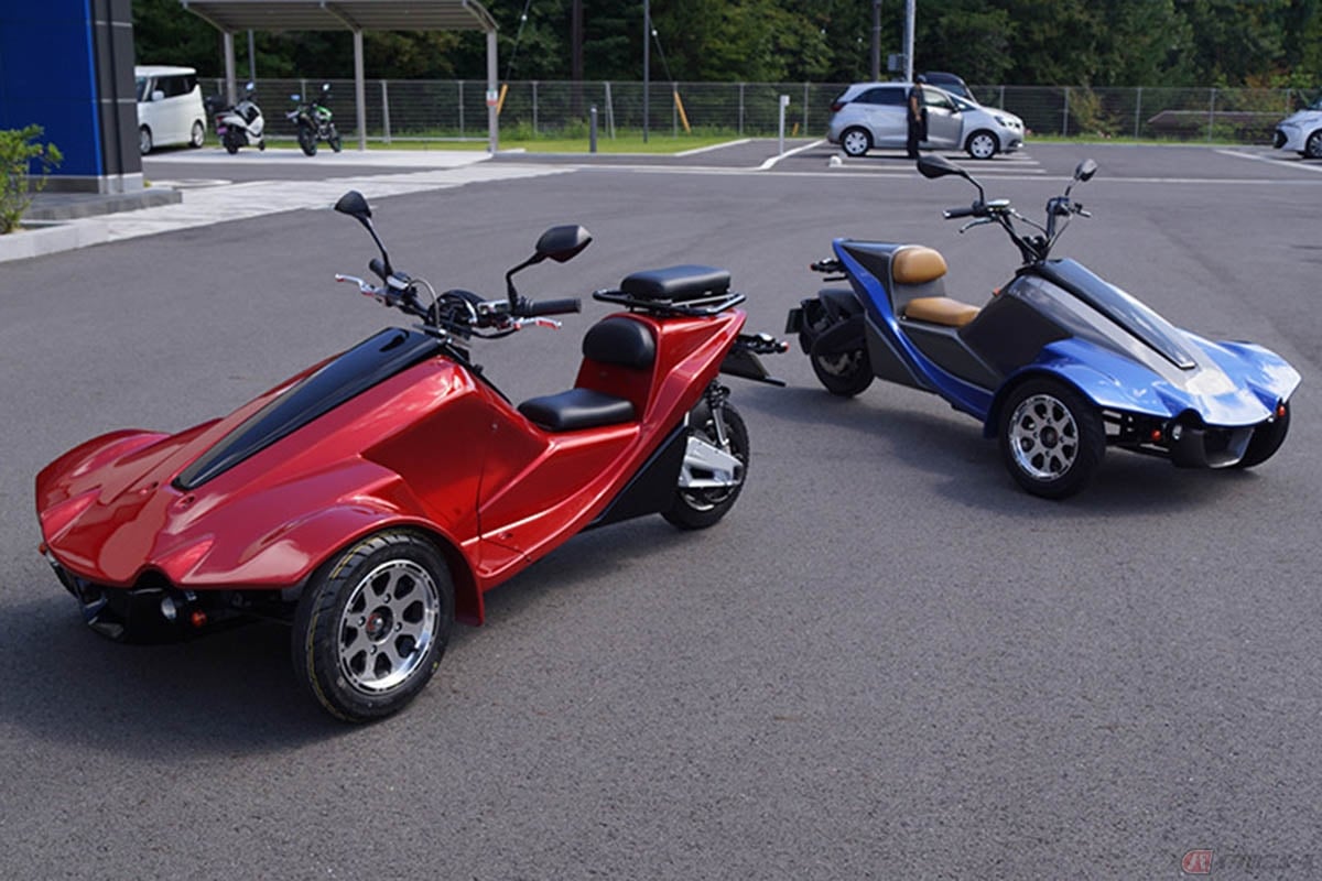 両備テクノモビリティーカンパニーが開発した「SOREX EVリバーストライク RT-01」