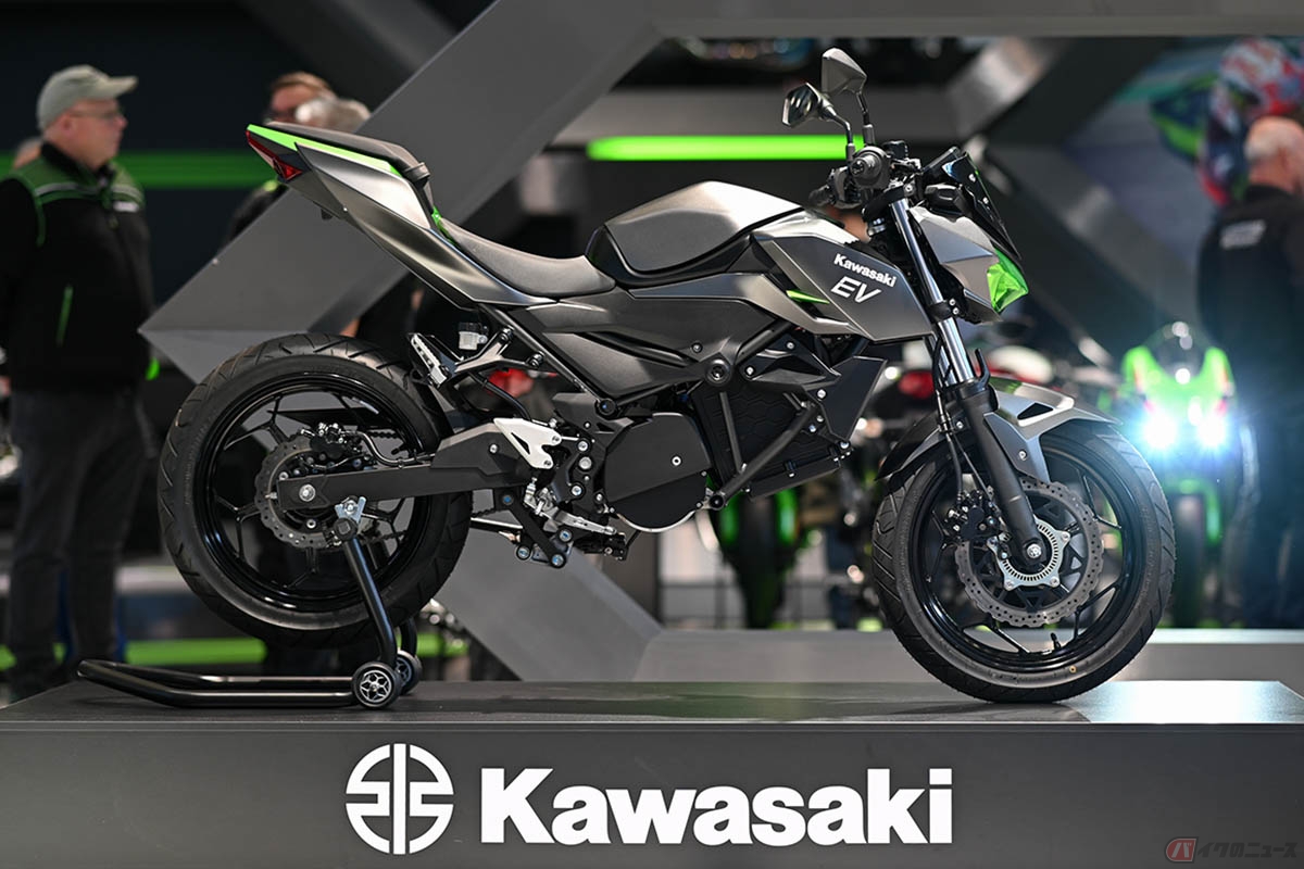 カワサキの電動量産車のプロトタイプ