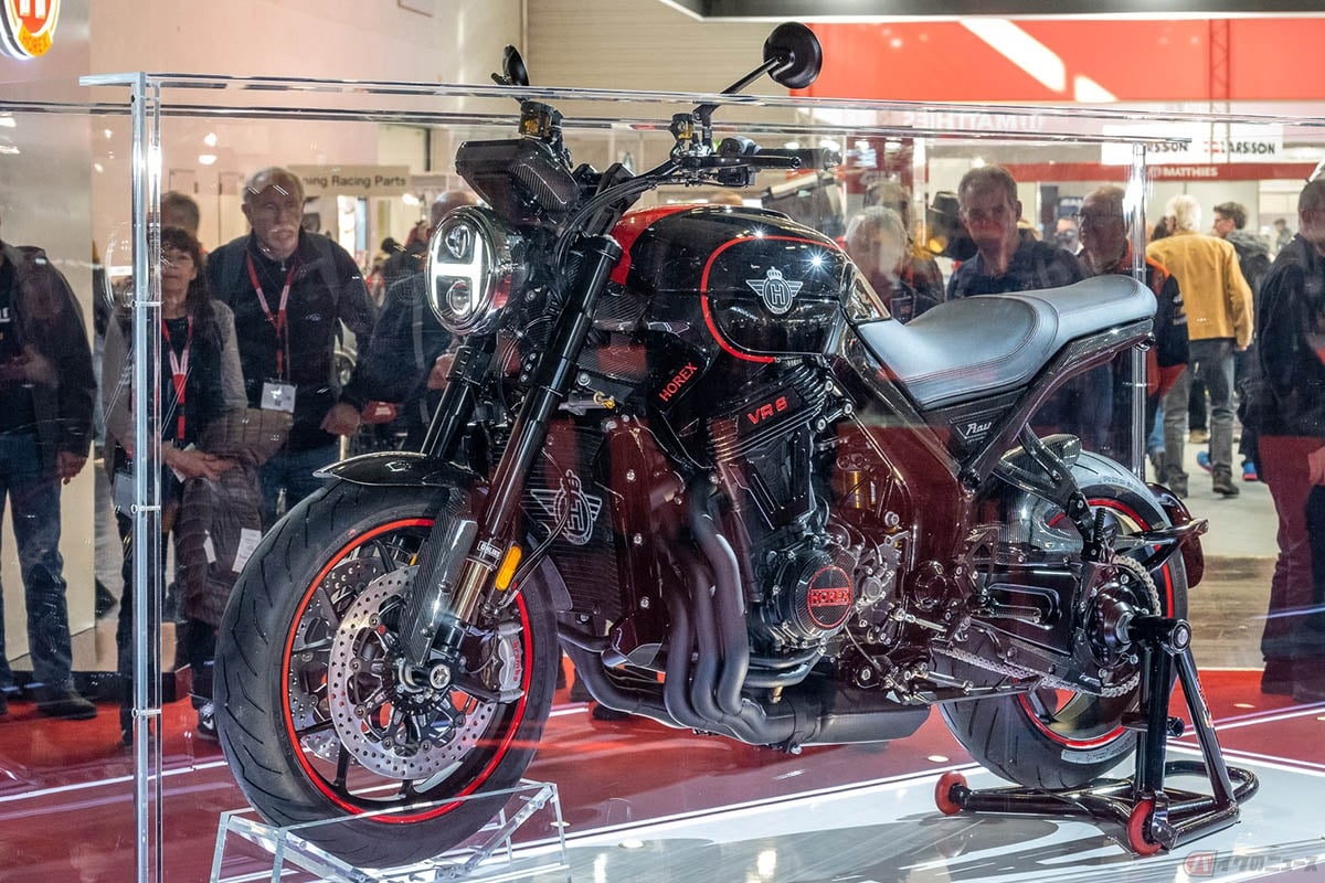 99台限定のHorex「VR6 RAW 99 Limited Edition」。排気量1218ccの直列6気筒エンジンを搭載しています。
