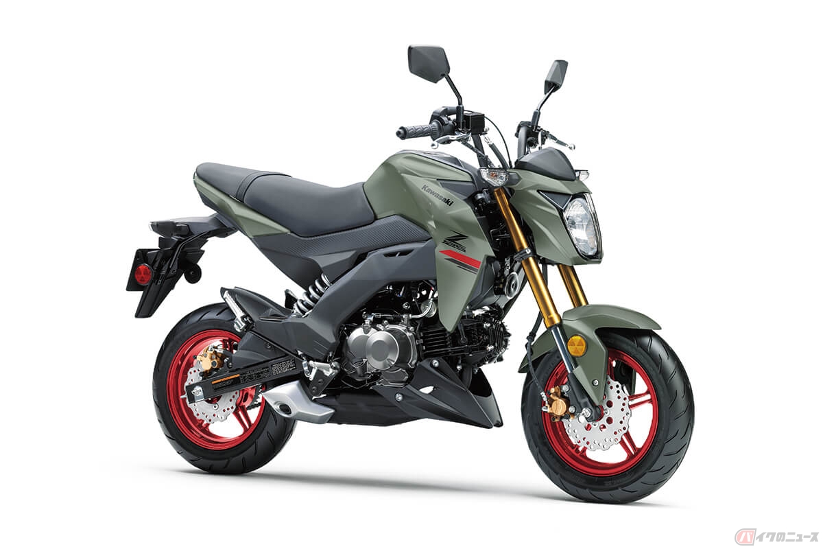 カワサキ「Z125 PRO」2023年モデル