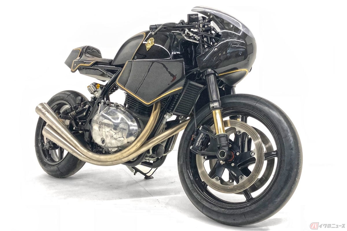 ロイヤルエンフィールド「Continental GT650」をベースにしたカスタムバイク「Midas Royal by Rough Craft」