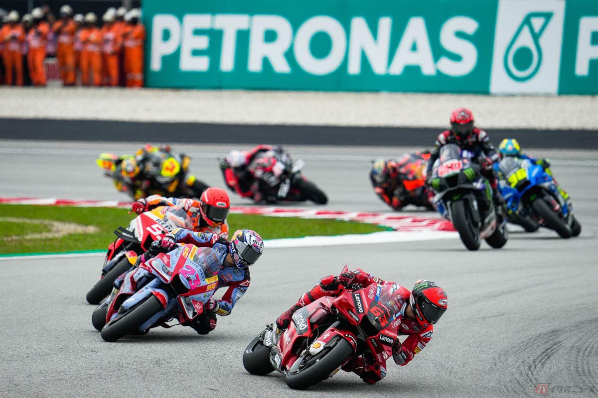 MotoGP第19戦マレーシアGP MotoGPクラス決勝レースの様子