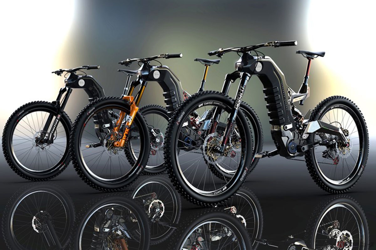 Moto Parillaのエンデューロe-MTB「Tricolore」