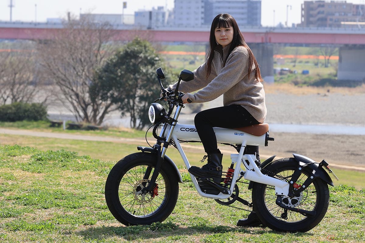3WAYの電動バイク「COSWHEEL MIRAI」