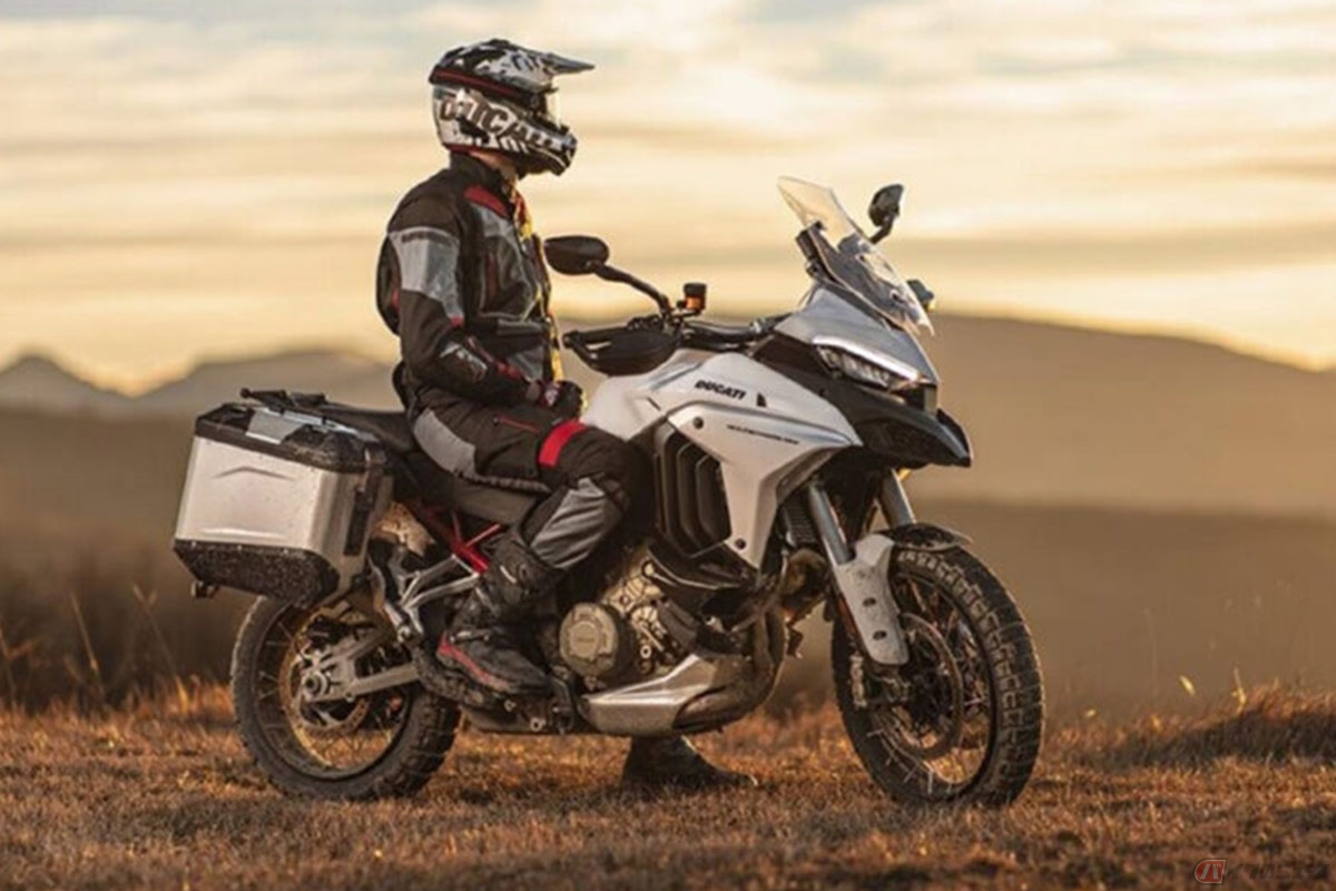 ドゥカティ製バイクのなかでも一番の売上を見せた「ムルティストラーダV4」