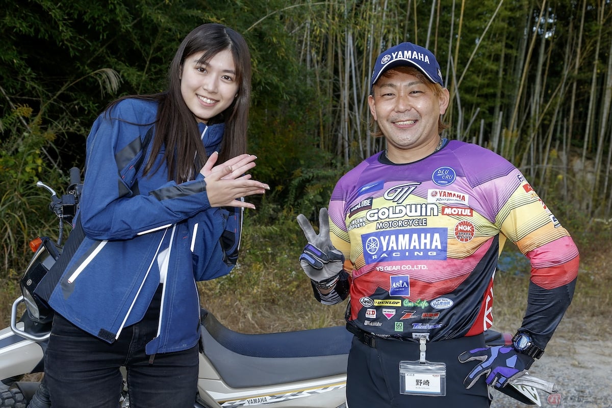 全日本トライアル選手権で活躍するトライアルライダーの野崎史高選手がインストラクターをしてくれました!