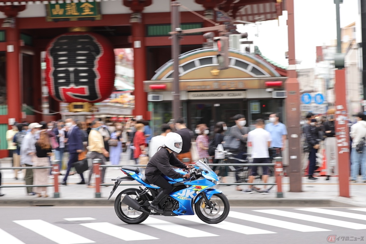 小排気量でも運動性能が抜群で街中以外でも問題なく走行できそう