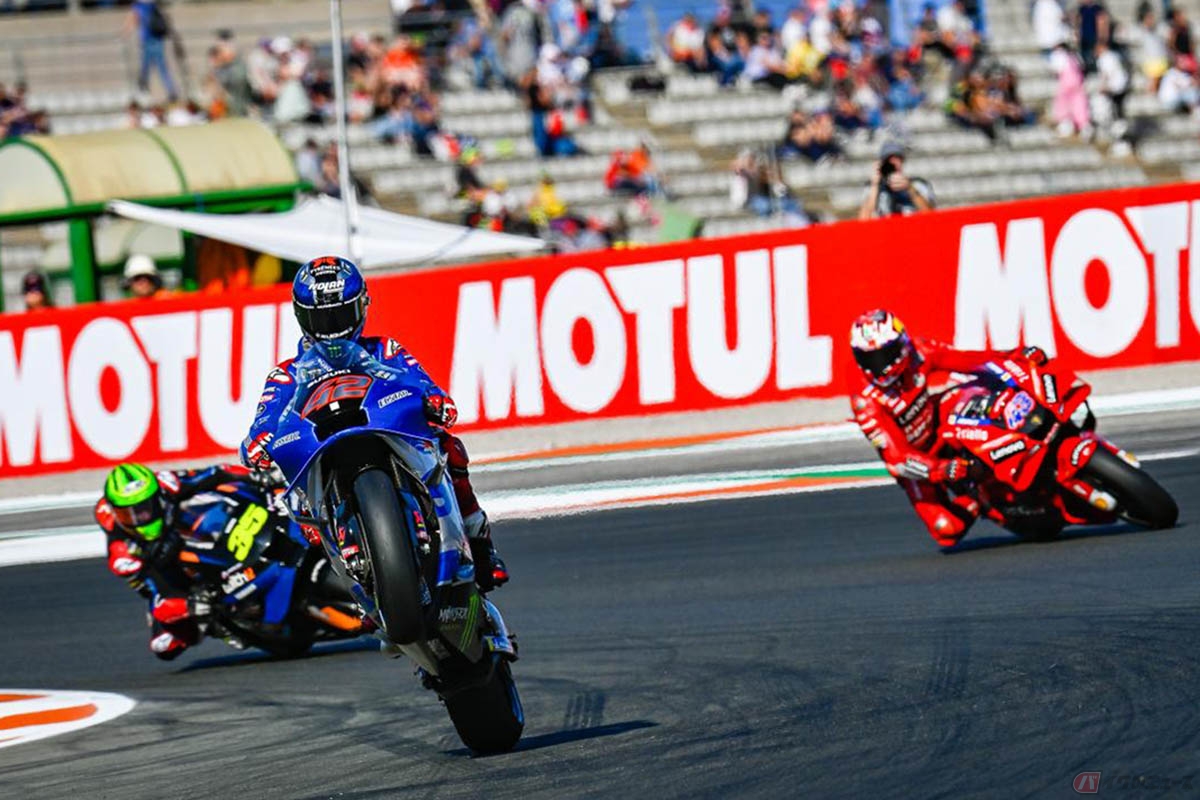 MotoGP第20戦バレンシアGP決勝レースの様子
