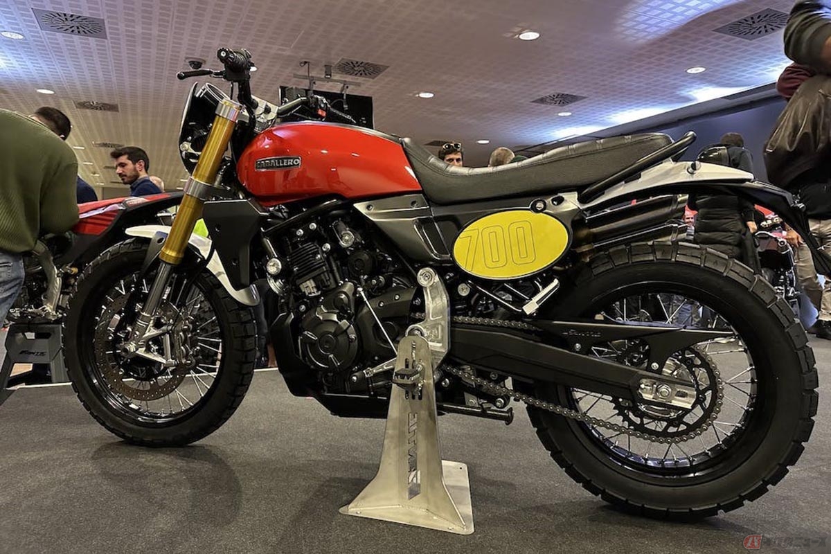 Fantic初の2気筒モデル「Caballero 700」