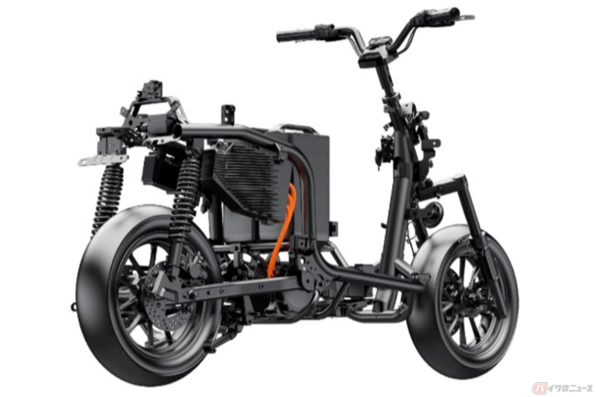 MVアグスタ✕キムコ による電動スクーター「AMPELIO」