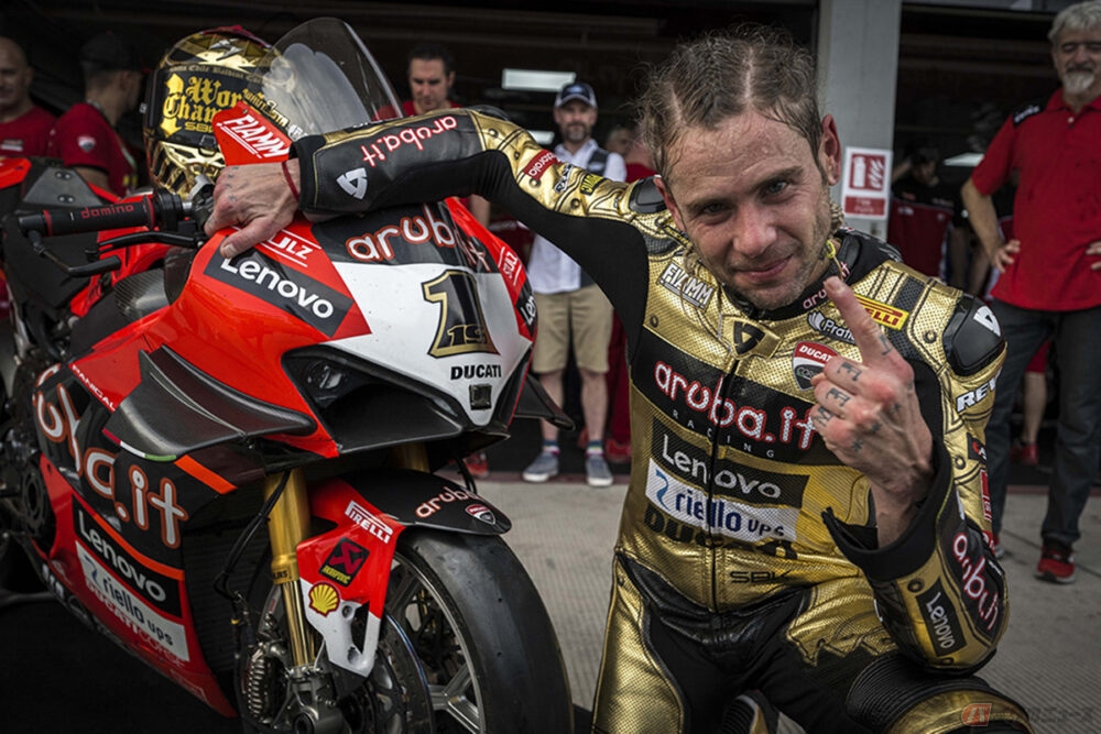 スーパーバイク世界選手権（WSBK）の2022年シーズン・チャンピオンを獲得したアルバロ・バウティスタ選手（Aruba.it Racing – Ducati）