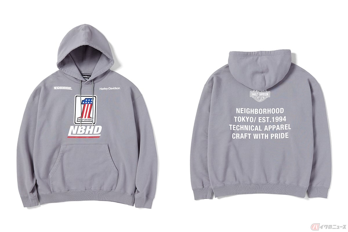 NEIGHBORHOOD✕Harley-Davidsoプルオーバーフーディー