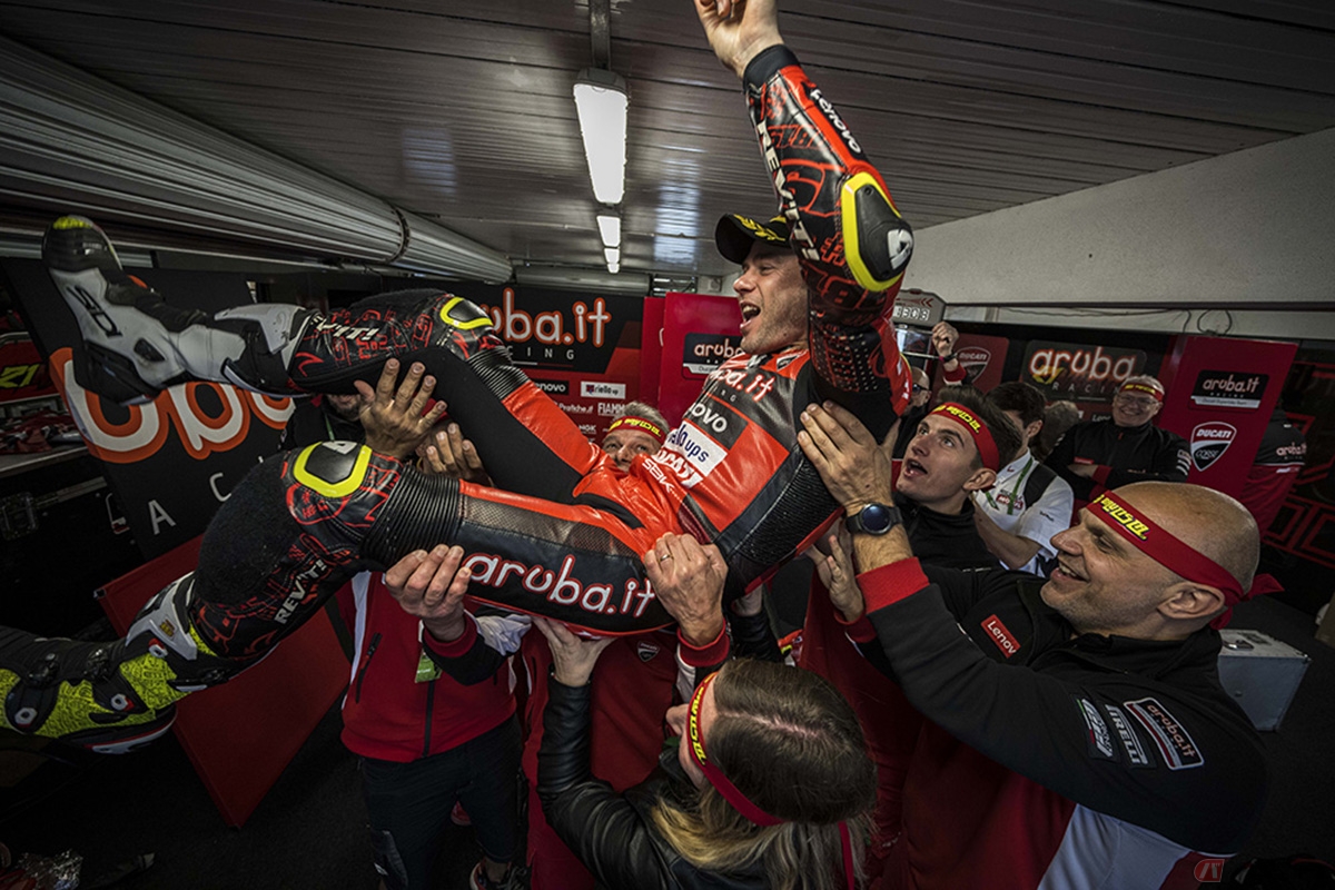 アルバロ・バウティスタ選手(Aruba.it Racing–Ducati)