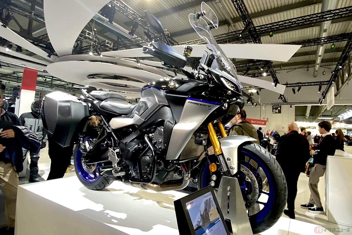 EICMAで発表された「TRACER9 GT+」