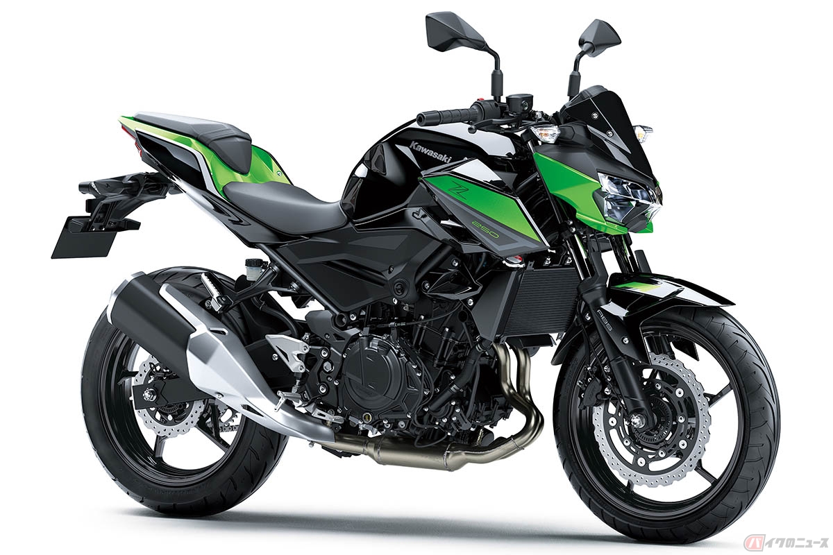 カワサキ「Z250」2023年モデル