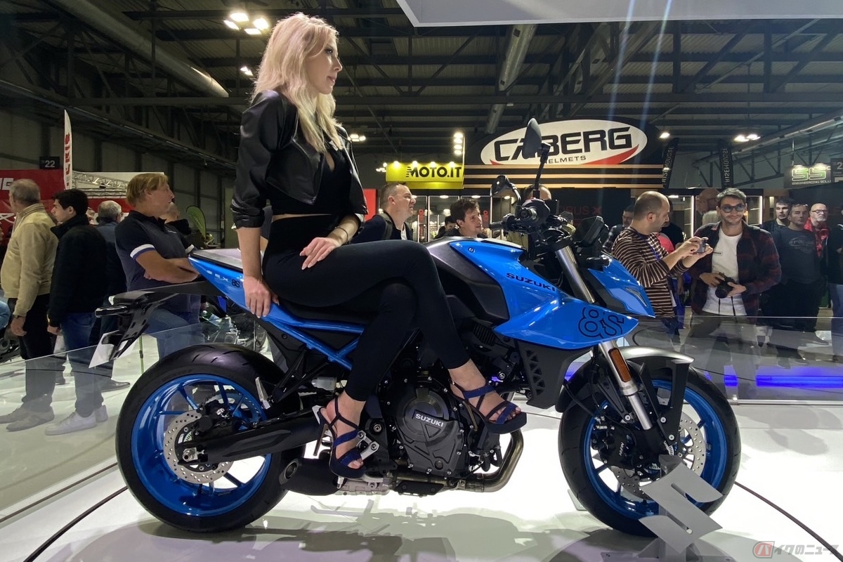 EICMAで発表された「GSX-8S」