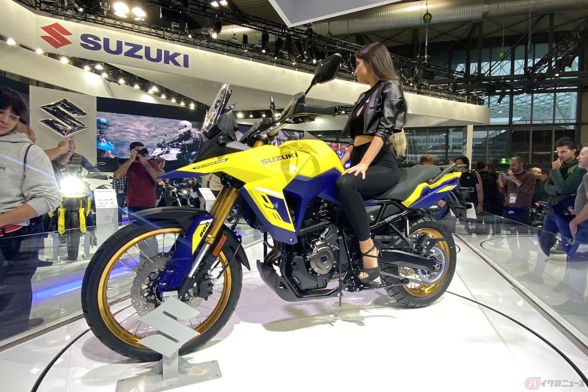 EICMAで発表された「Vストローム 800DE」