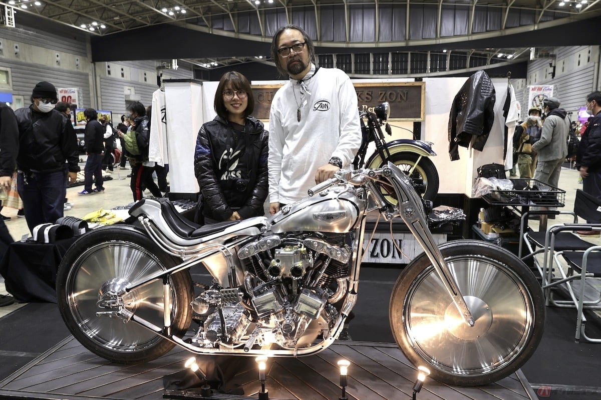 「BEST OF SHOW MOTORCYCLE」を獲得した「CUSTOM WORKS ZON」