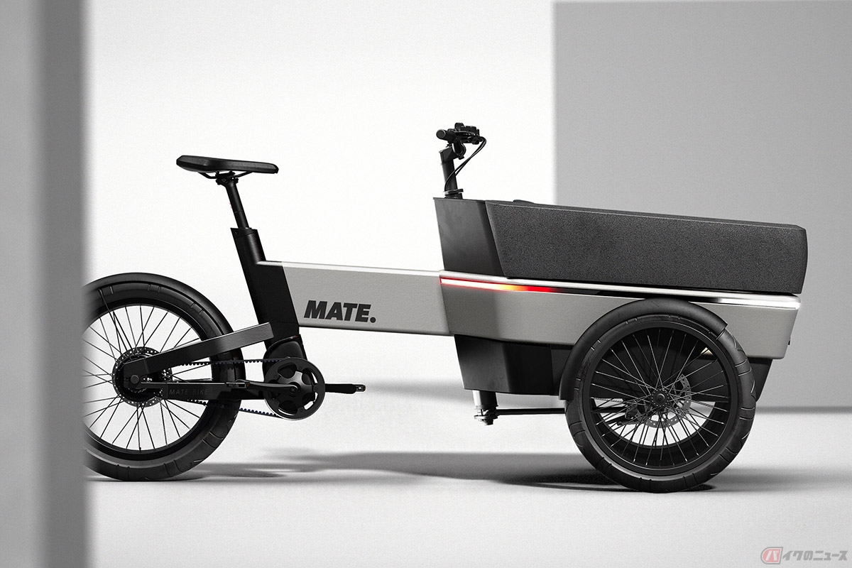 MATE.BIKEの新型電動アシスト三輪自転車「MATE SUV」