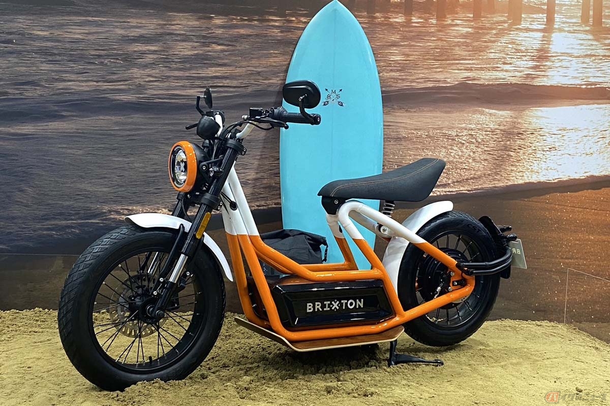 「Brixton Motorcycles」初の電動コンセプトモデル「Layback」
