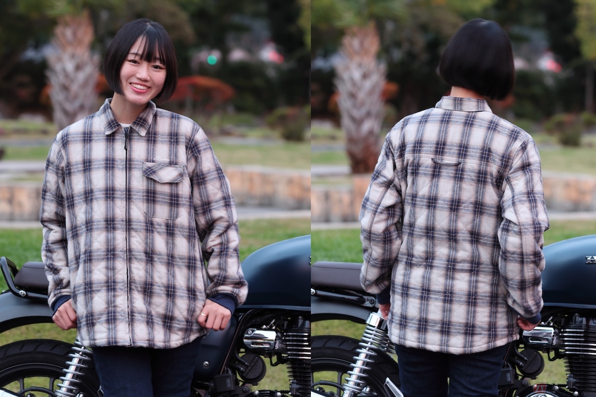RossoStyleLabのプロテクトキルティングシャツジャケット