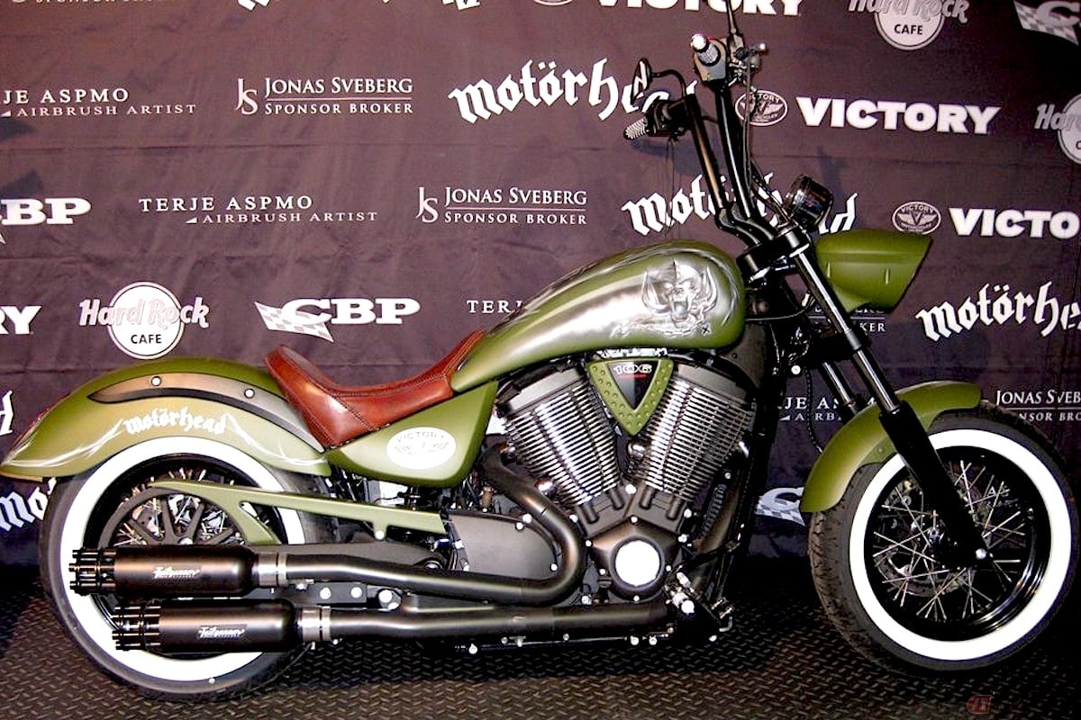 ヴィクトリーモーターサイクルズのモーターヘッドをイメージしたシグネチャーモデル