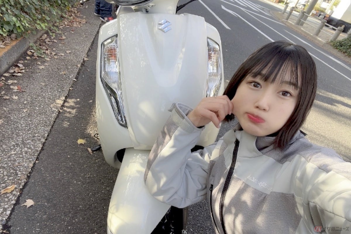 「ぽよんとしてて可愛い」!!アドレス125