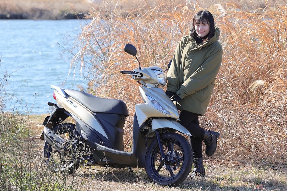 アドレス110ファンのわたし。"生産終了のアナウンスがされガッカリ…