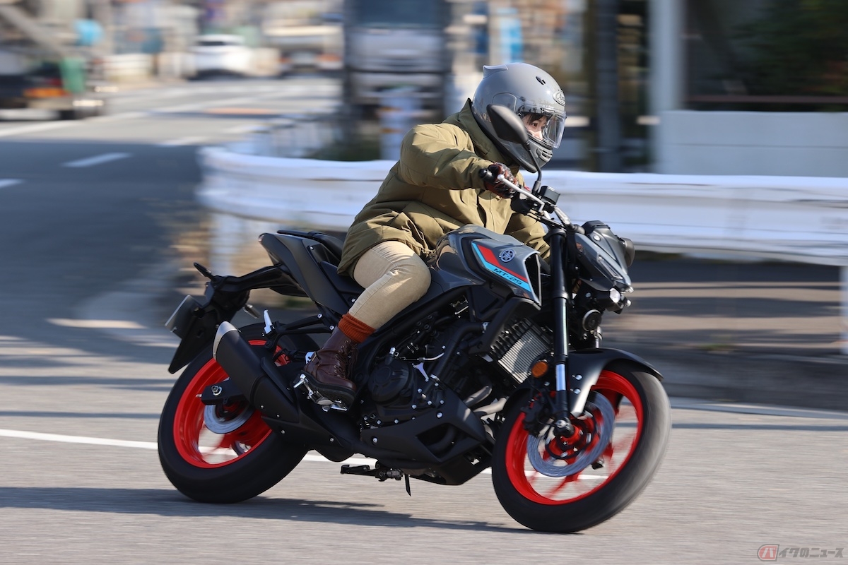 誰がみてもかっこいいと思わせるイケメンな風貌をもつヤマハ「MT25」