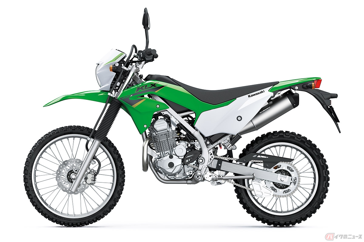 カワサキの新型オフロードモデル「KLX230 S」