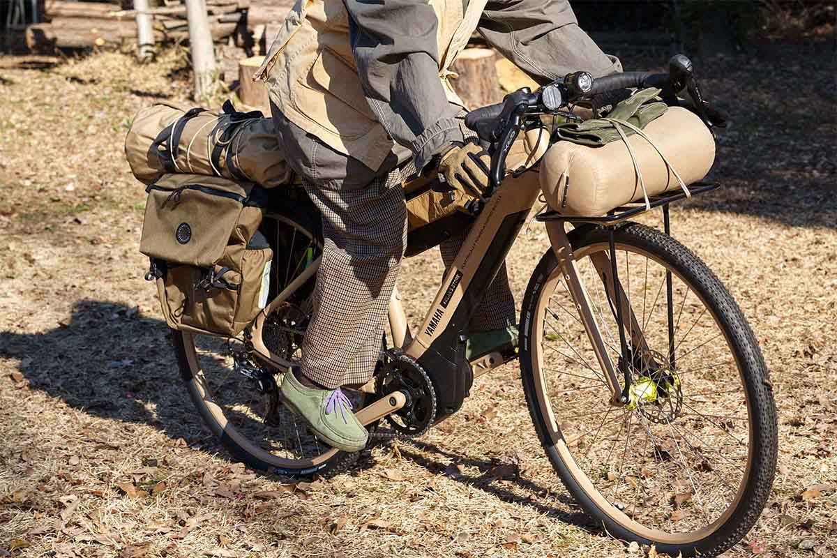 ヤマハ新型e-BIKE「WABASH RT」をベースとした、FREAK'S STOREプロデュースのキャンプコンセプトモデル