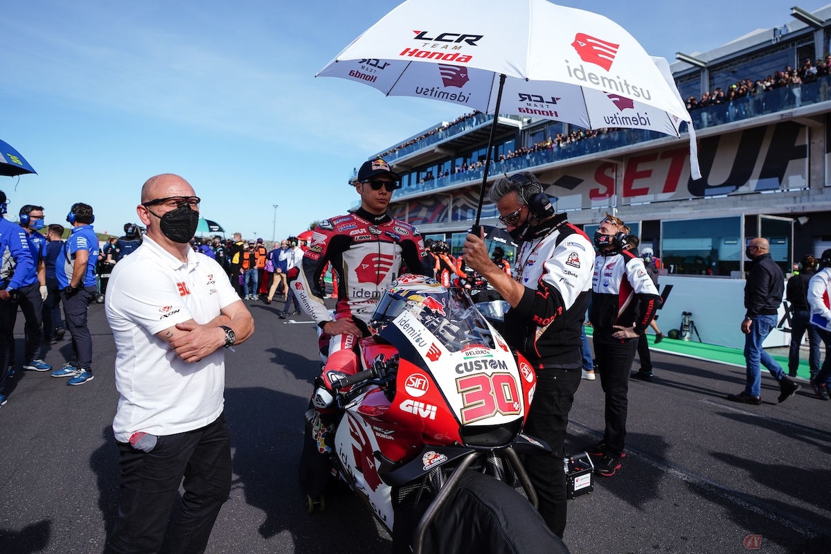 MotoGPに合わせたスタイルを確立し、声援に応えるためにもアスリートとして自覚を持ってやっている