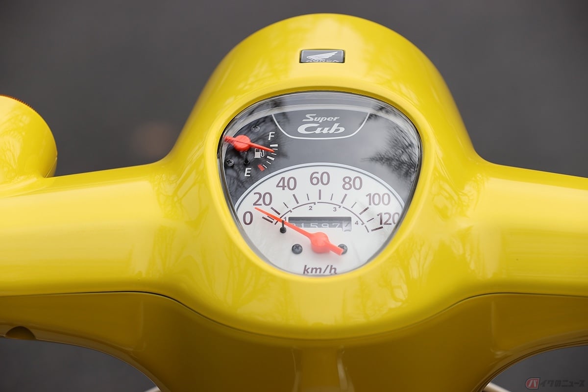 ホンダ「スーパーカブ」のメーター