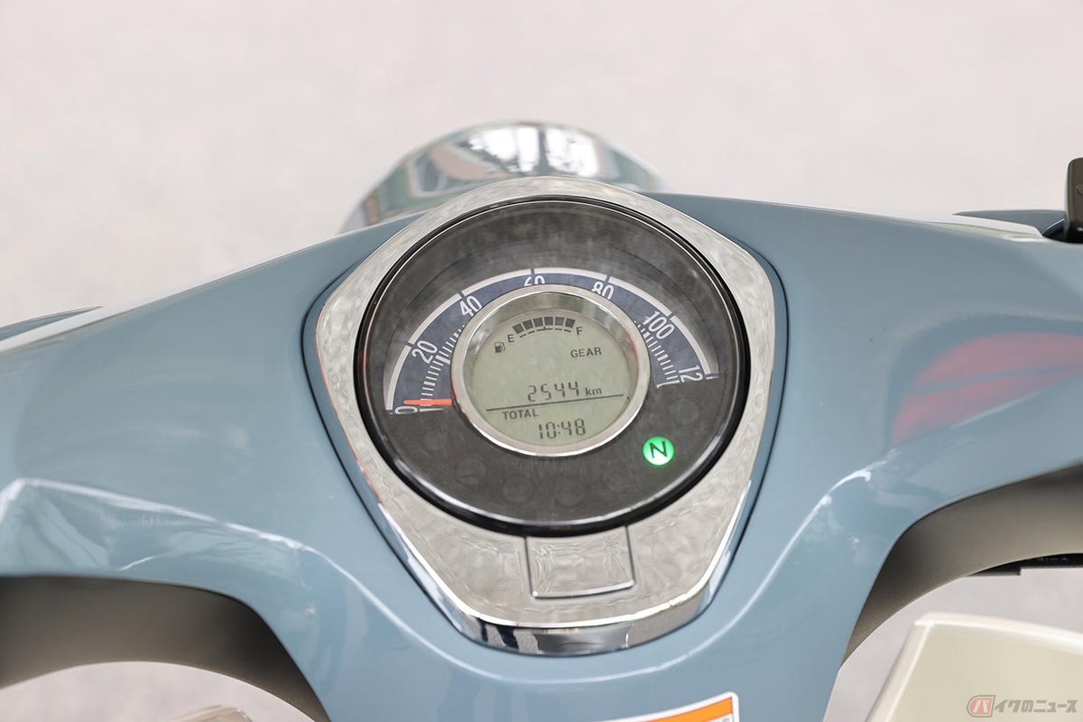 ホンダ「スーパーカブ C125」のメーター