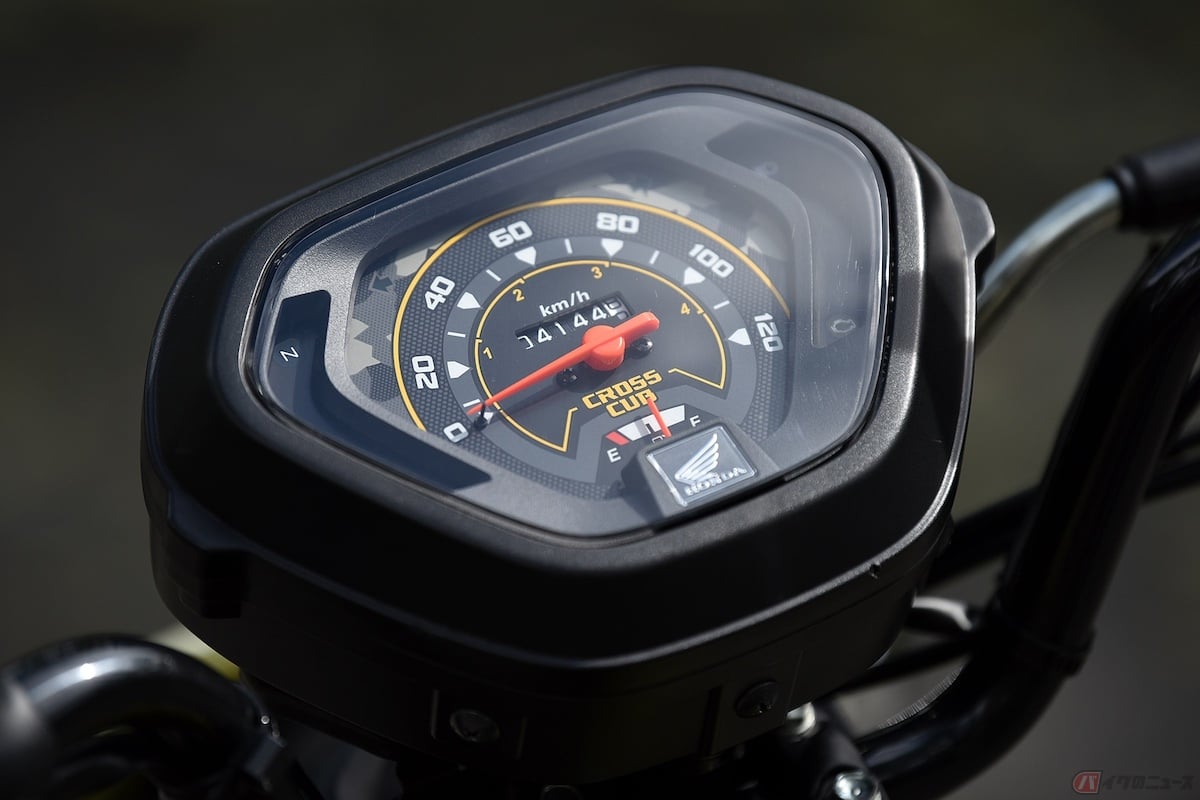 ホンダ「クロスカブ110(CC110)」のメーター