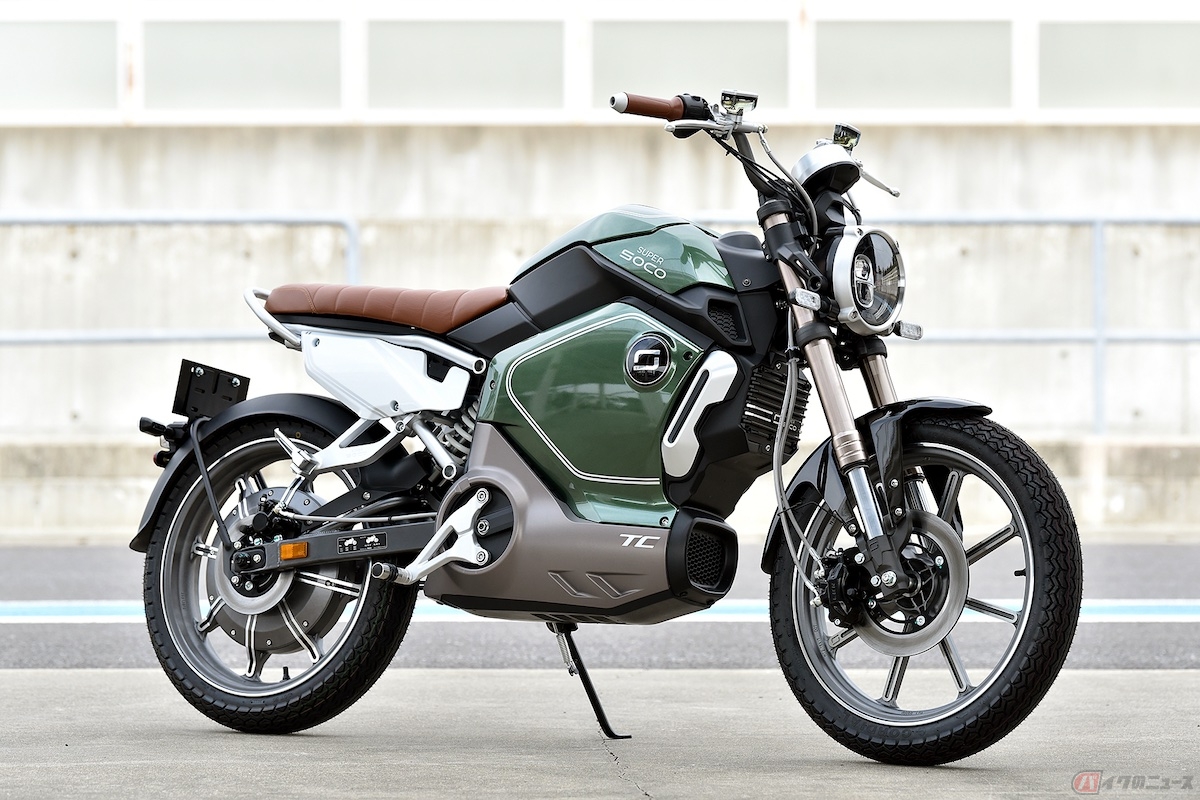 電動バイクのSUPER SOCO「TC MAX」