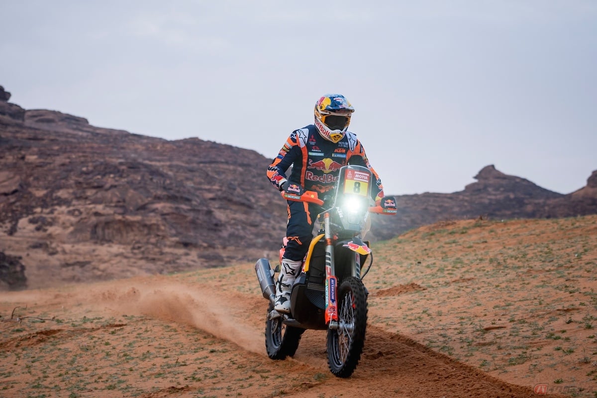 ステージ3優勝を果たしたRed Bull KTM Factory Racingトビー・プライス選手