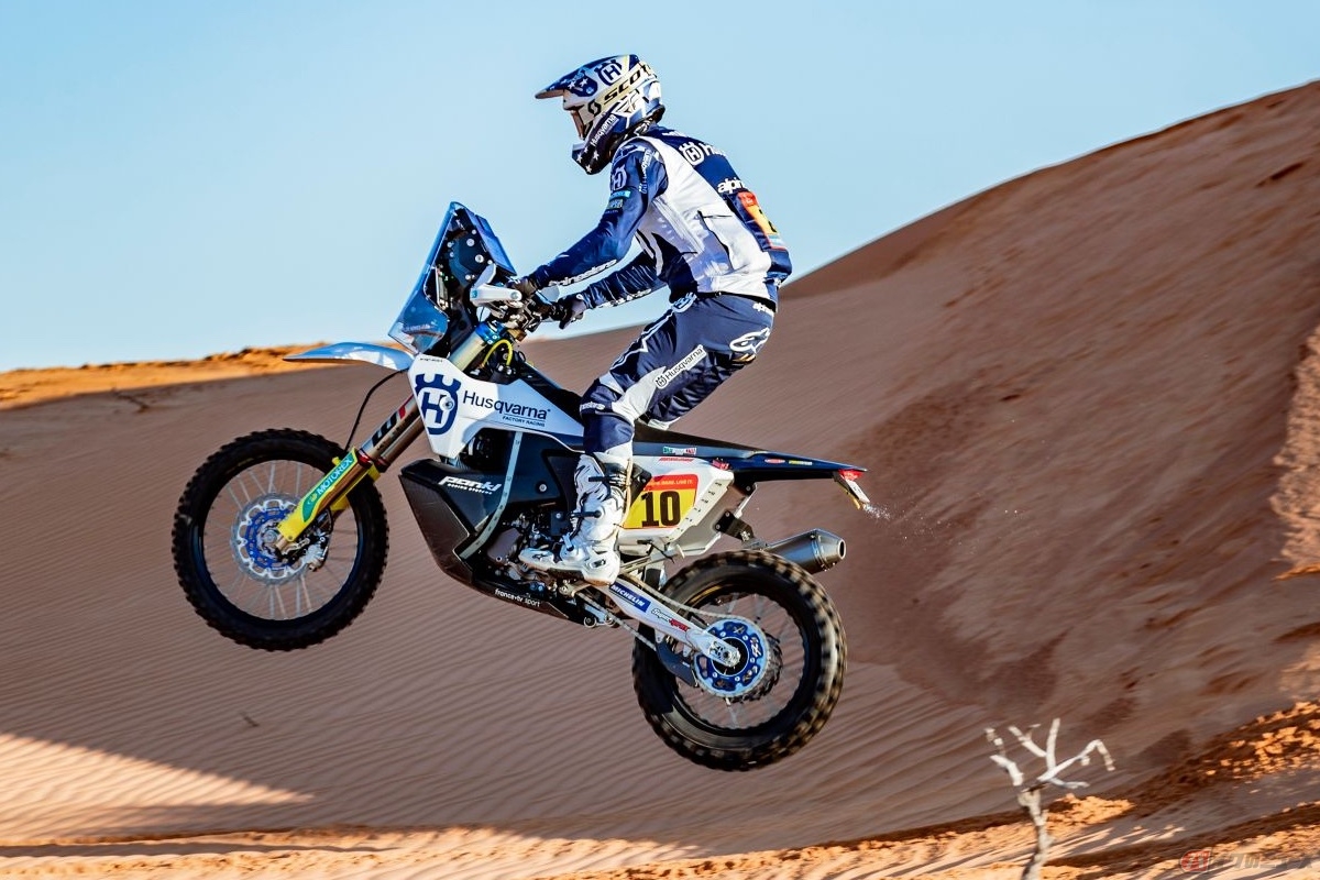総合1位のHusqvarna Factory Racing スカイラー・ハウズ選手
