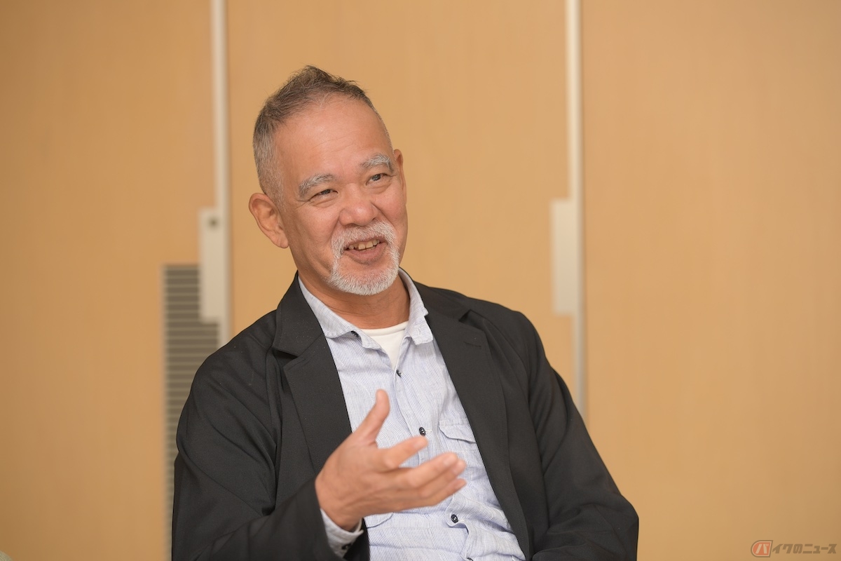 『CB1300SF』を手掛けることになる完成車テストの工藤哲也さん